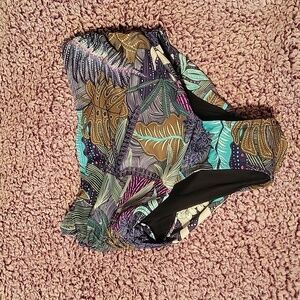 High waisted swim bottoms